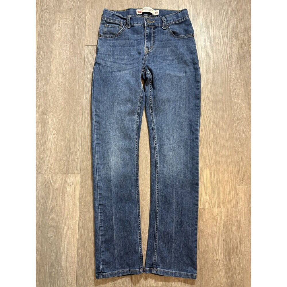 Levis 511 Slim Fit Jeans Size 14 Reg Dark Wash 27x29 Boys